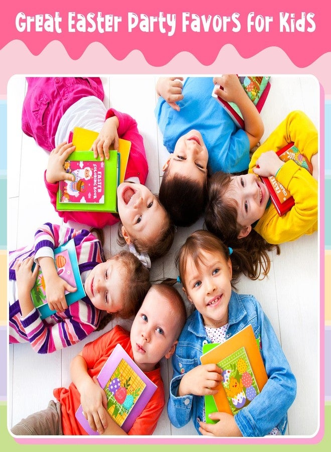 Nezyo 60 Pcs Easter Coloring Books For Kids Easter Activity Books for Boys and Girls Ages 6-12 Bunny Chicken Egg Basket Stuffer Gifts for Boys Girls Party Favors Supplies School - Image 5
